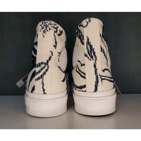 RARE Converse First String Chuck Taylor All Star Woven Floral Vibram Womens 8 - Picture 4 of 16